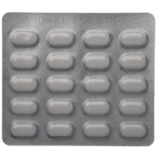 melmet sr 500mg tablet 20's